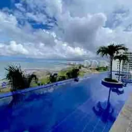 Apto Con Espectacular Vista Frente Al Mar Piso 28 * Cartagena