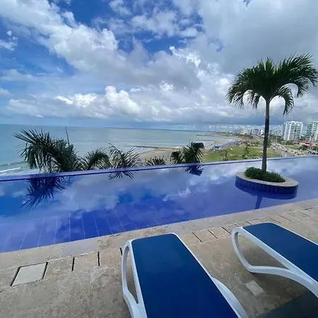 Apto Con Espectacular Vista Frente Al Mar Piso 28 *